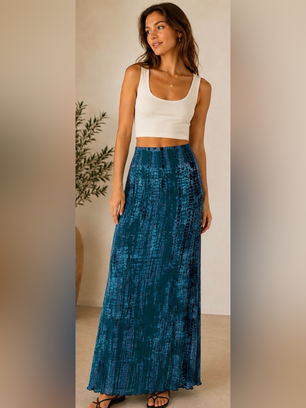 Hardtail tie dye  Maxi Skirt -Size Large - NWOT